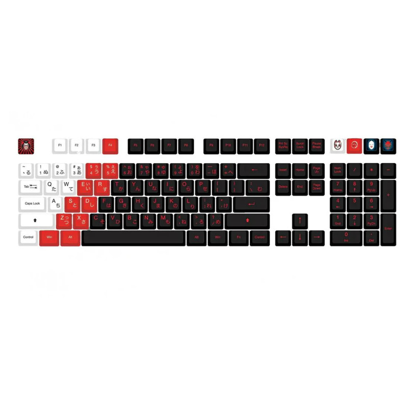 Traitors Kabuki 108 PBT Keycap Set - مفاتيح